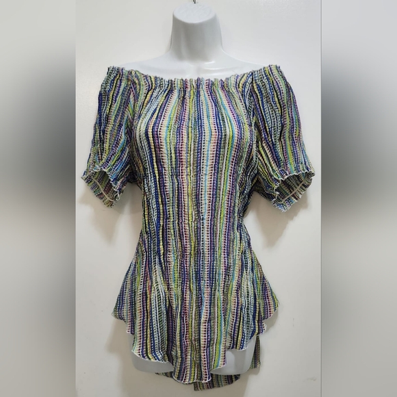 CATO WOMEN'S FLUTTER TOP - Picture 3 of 5